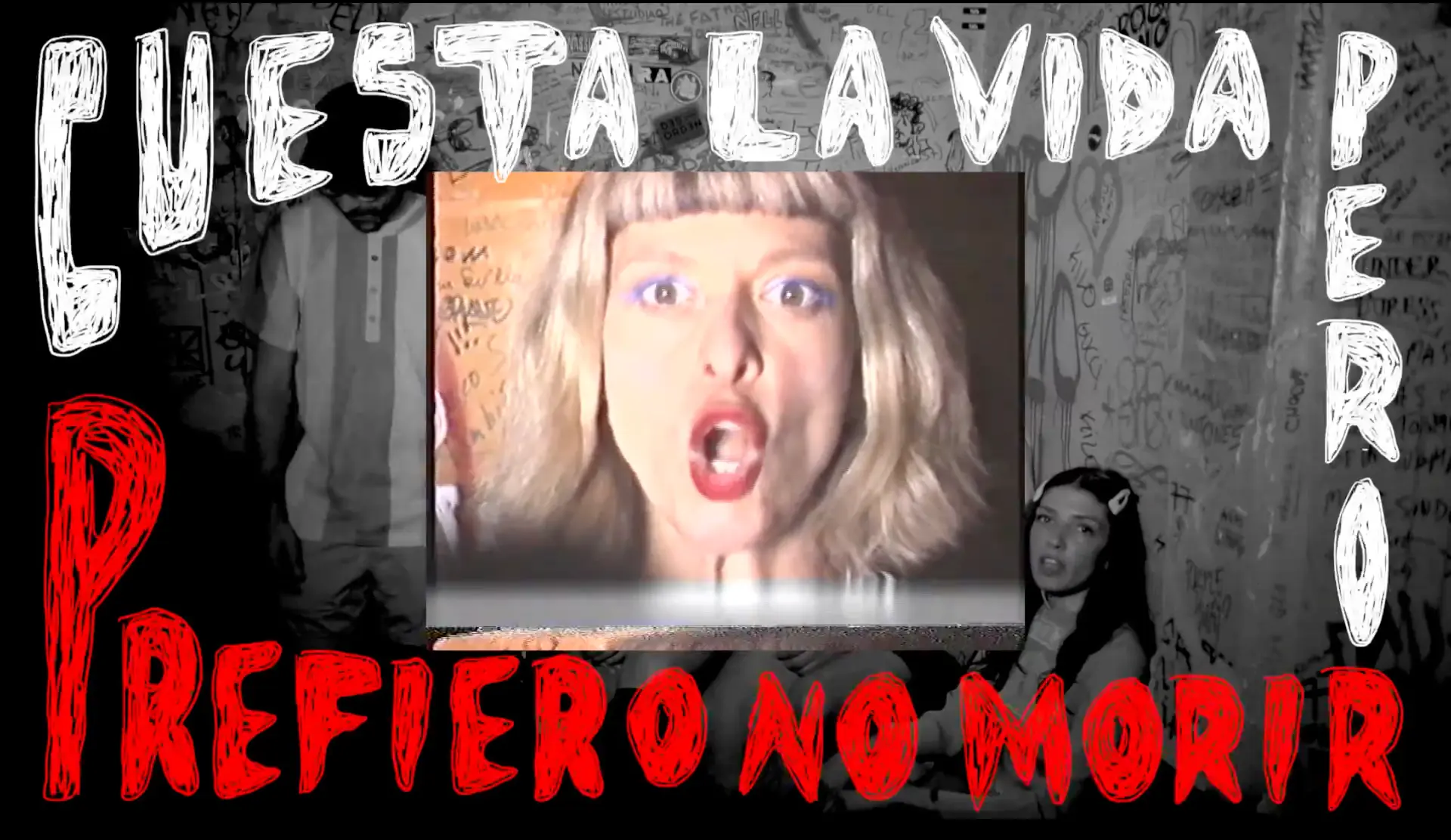 Fotograma d'una animació 2D de Marta Contreras i Agramunt per al videoclip Perro, de Sandré (2/8)