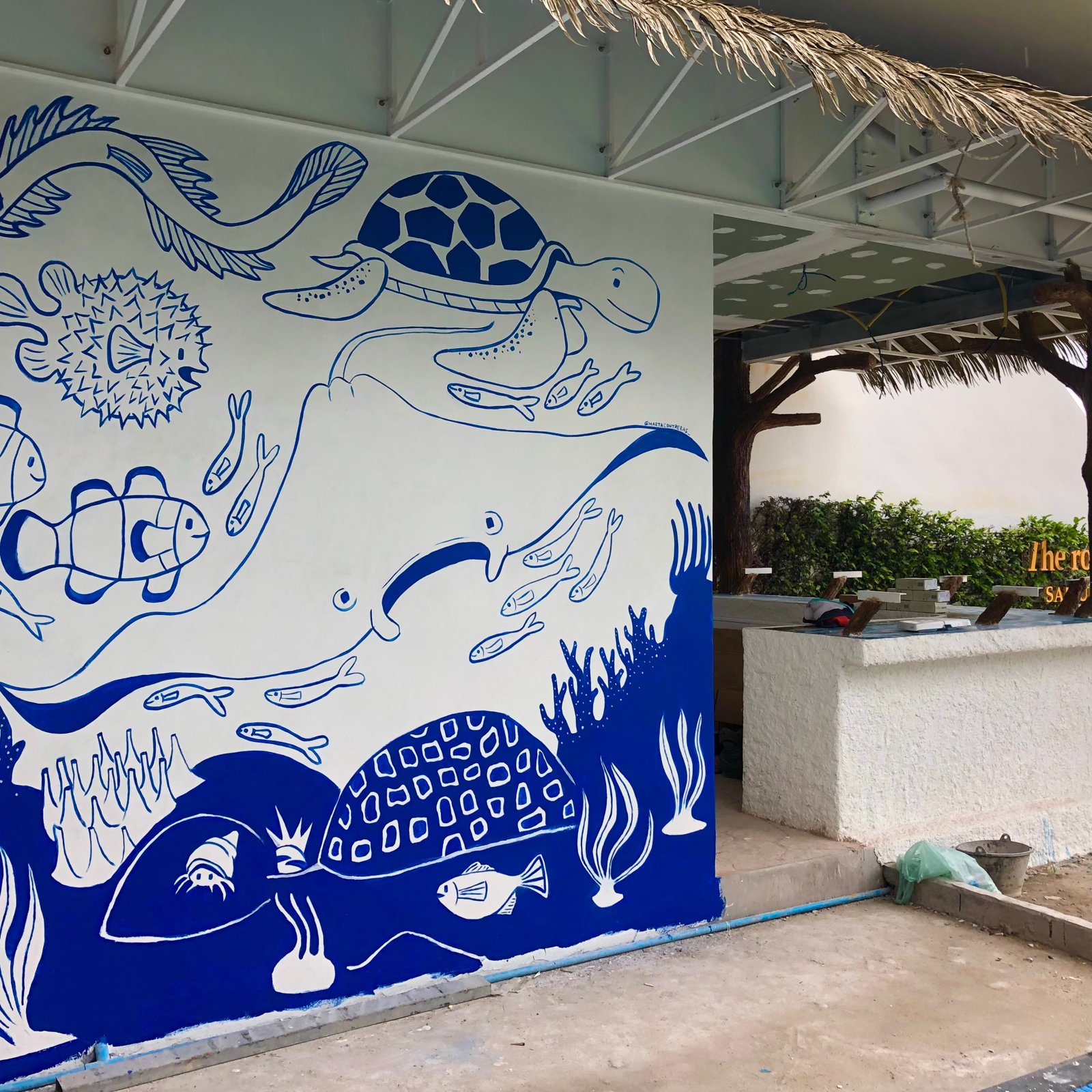 Mural marí a Koh Samui