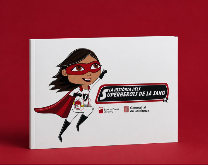La història dels superherois de la sang — il·lustració de Marta Contreras